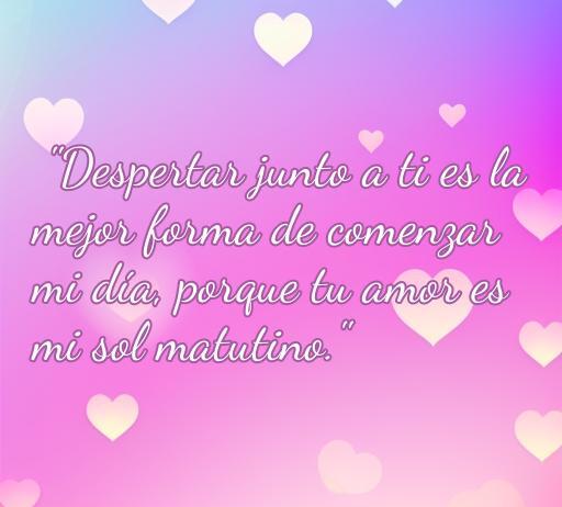 Frase inspiradora sobre el amor: 