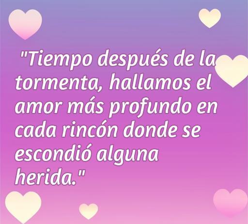 frases de amor después de problemas Frase de amor inspiradora que habla sobre encontrar el amor profundo después de enfrentar problemas y heridas, ideal para acompañar artículos sobre frases de amor tras dificultades.