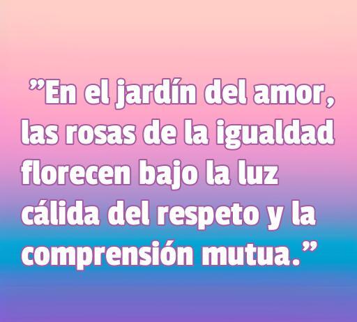 Frases de amor e igualdad