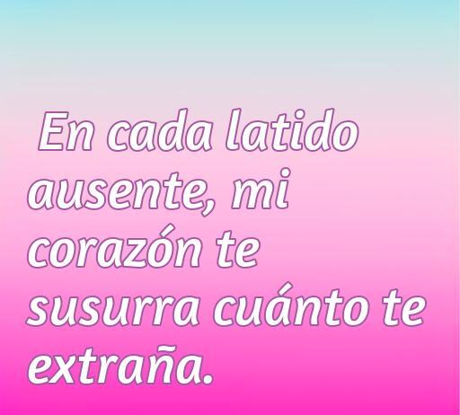 Frases de amor extrañando