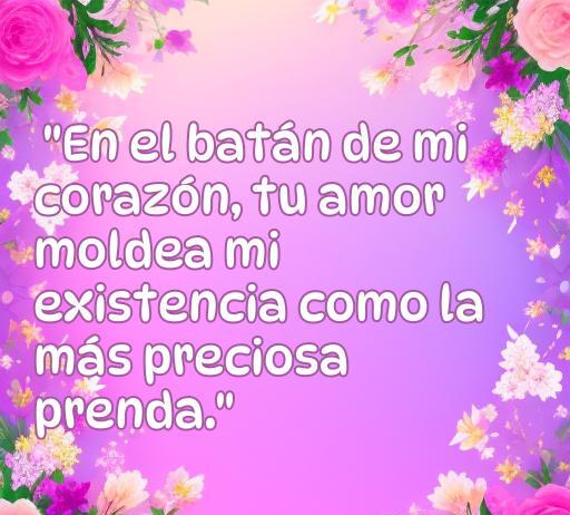frases de amor el batan Frase de amor inspiradora: 'En el batán de mi corazón, tu amor moldea mi existencia como la más preciosa prenda.' Ideal para expresar sentimientos románticos. frases de amor en El Batán.