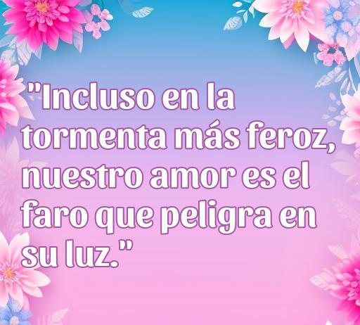 Frase inspiradora sobre el amor en peligro, destacando la resiliencia del amor en tiempos difíciles. Ideal para el artículo sobre Frases de amor en peligro en corazonea.com.