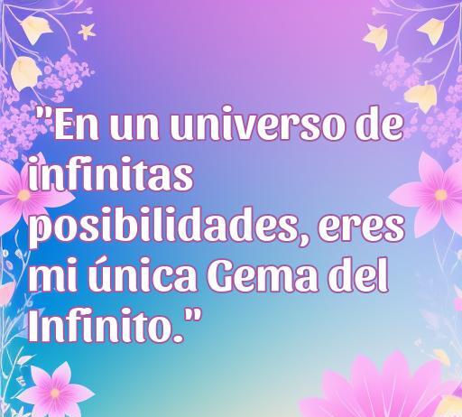 Frase de amor inspirada en los Avengers: 