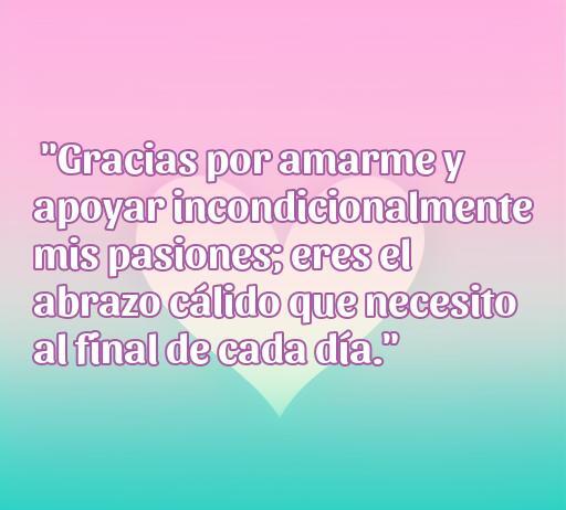 Frases de amor: Gracias por aguantar mis aficiones