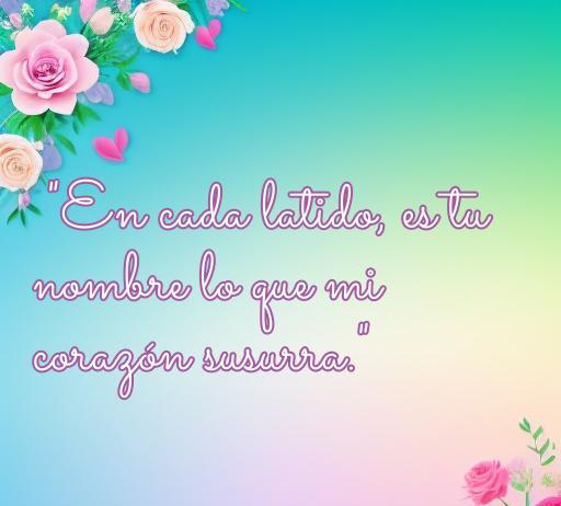 Frase de amor en un hermoso grafiti: 