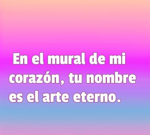 Frase de amor inspiradora en forma de grafiti que dice 