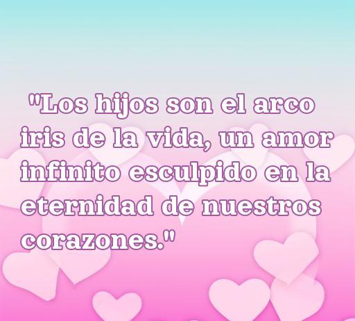 Frases de amor hacia hijos