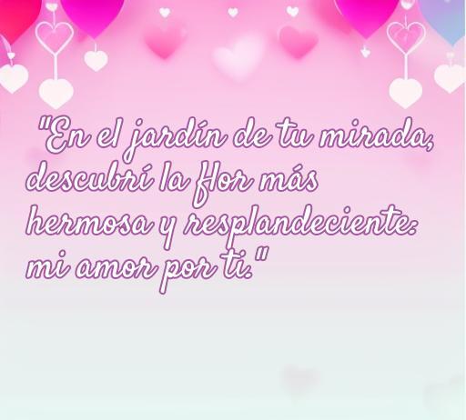 Frase romántica sobre el amor: 