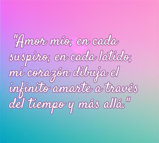 Frase romántica sobre el amor infinito para dedicar a tu novio, destacando la conexión emocional y el compromiso eterno.