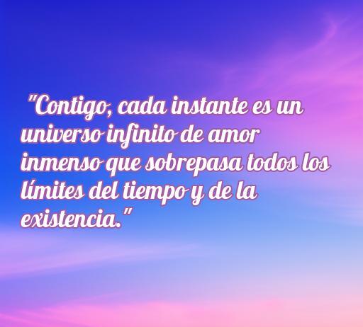frases de amor inmenso Frase de amor inmenso sobre la conexión eterna entre dos almas, destacando la profundidad y la trascendencia del amor que supera el tiempo, ideal para acompañar el tema de frases románticas y amor inmenso.