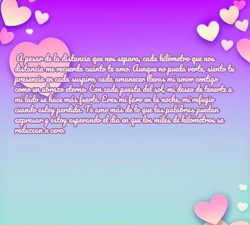Frase de amor larga para mi novio que está lejos, expresando sentimientos profundos y la conexión emocional a pesar de la distancia. Ideal para el artículo sobre frases románticas para relaciones a distancia.