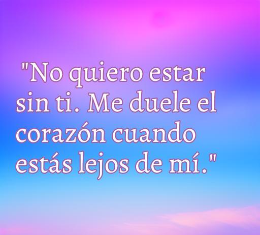 Frase romántica del libro Divergente que expresa el dolor de la ausencia en una relación, ideal para inspirar y emocionar sobre el amor.