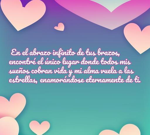 Frase inspiradora sobre el amor en un fondo de corazones, ideal para expresar sentimientos profundos. Palabras clave: frases de amor, mensajes románticos, frase de amor.