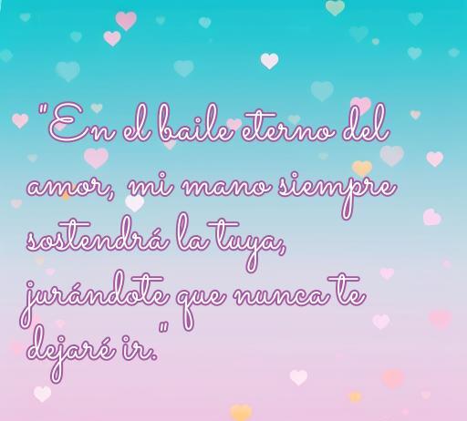 Frase romántica inspiradora sobre el amor eterno, destacando el compromiso y la promesa de no dejar ir a la persona amada. Ideal para frases de amor, sentimientos profundos y relaciones significativas.