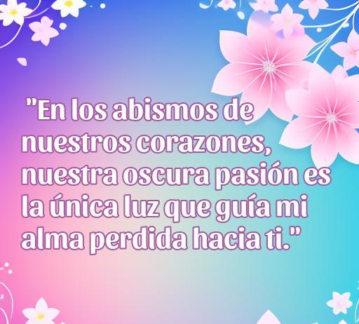 Frase de amor oscuro: 