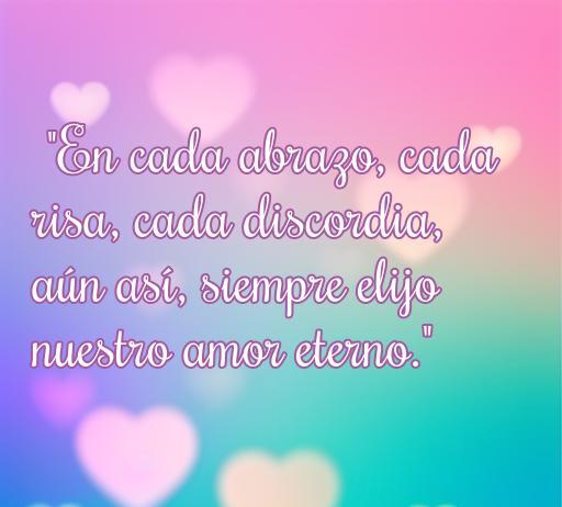 Frase inspiradora sobre el amor eterno para parejas casadas, destacando la importancia de elegir el amor en cada momento, ideal para el artículo sobre Frases de amor para casados cortas.