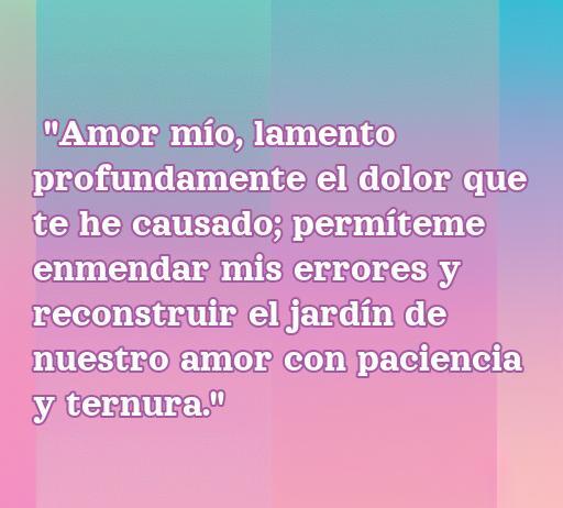 Frases de amor para disculparse