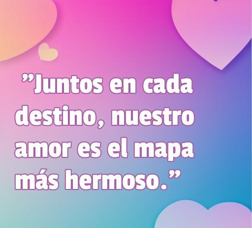 Frases de amor para fotos en Instagram: Viajando juntos