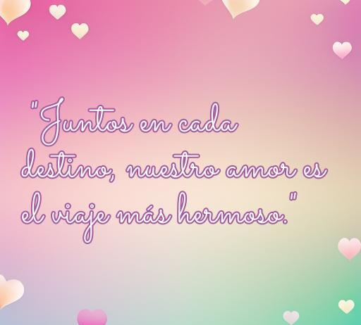 frases de amor para fotos de instagram viajar juntos Frase romántica sobre el amor y los viajes: 'Juntos en cada destino, nuestro amor es el viaje más hermoso.' Ideal para fotos de Instagram que capturan momentos de amor y aventuras juntos.