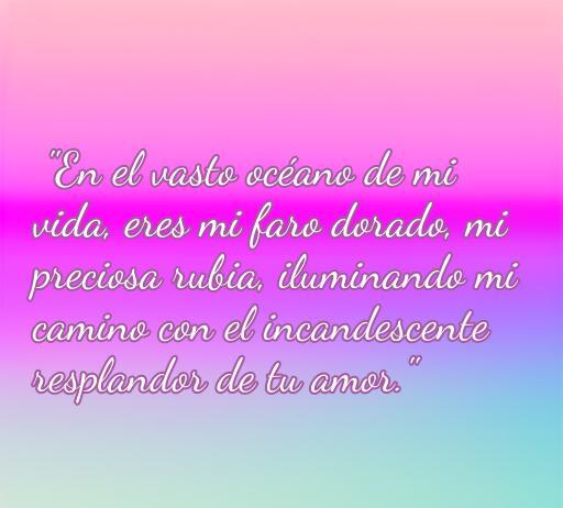 Frases de amor para mi rubia