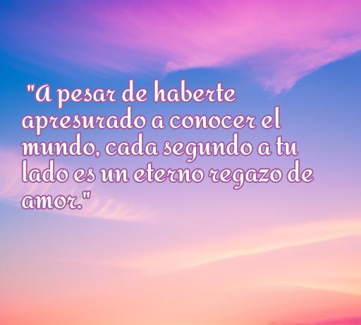 Frase inspiradora sobre el amor hacia niños prematuros, destacando la conexión emocional y la esperanza que representan en nuestras vidas. Ideal para un artículo sobre frases de amor para niños prematuros.
