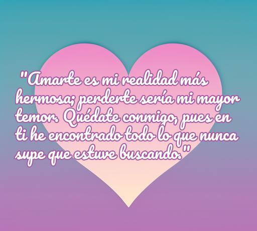 Frase romántica sobre el amor que expresa la importancia de mantener a alguien especial en tu vida. Ideal para quienes buscan frases de amor para no perder a alguien.