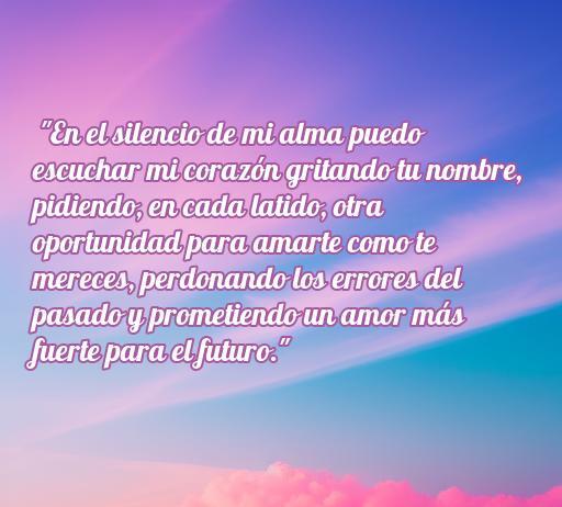 Frases de amor para pedir perdón a una mujer