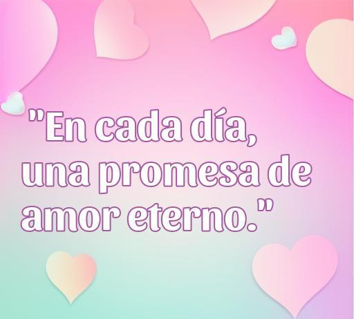Frase romántica para calendario: 
