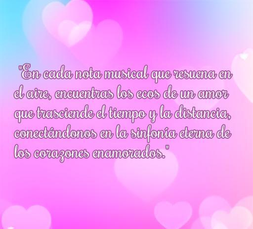 Frase romántica para programa de radio sobre el amor eterno, resaltando la conexión emocional a través de la música. Ideal para inspirar a los oyentes con sentimientos profundos.