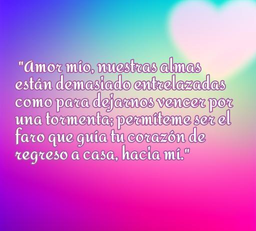 Frase romántica para reconciliarse con tu novio: 