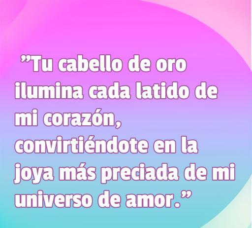 frases de amor para rubias Frase de amor dedicada a rubias: