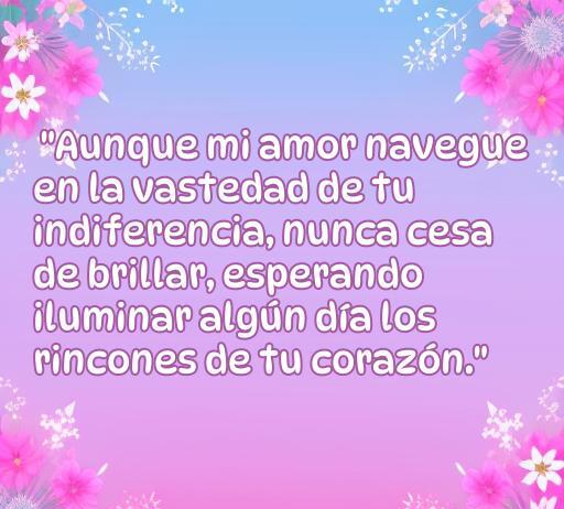 Frases de amor para un amor no correspondido