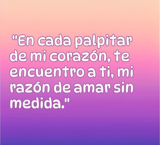 Frase romántica que expresa amor profundo: 