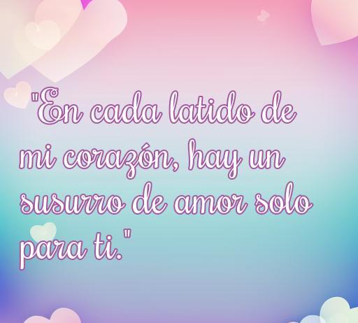 Frase romántica para WhatsApp: 