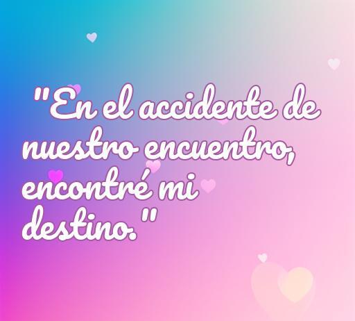 Frase inspiradora sobre el amor: 