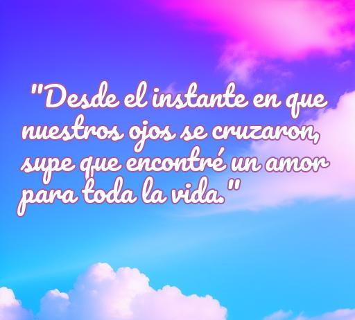 Cita inspiradora sobre el amor en el primer encuentro, que expresa la conexión instantánea entre dos personas. Ideal para acompañar el artículo 'frases de amor primer encuentro'.