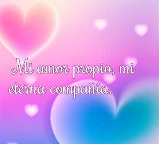 Frase inspiradora sobre el amor propio para tatuajes: 'Mi amor propio, mi eterna compañía'. Ideal para quienes buscan motivación y autoconfianza.