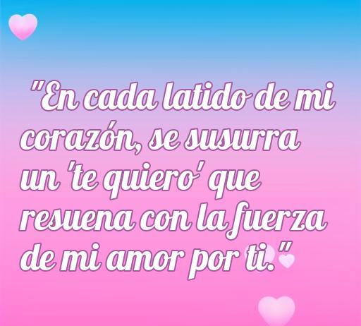 Frase romántica sobre el amor que expresa un 'te quiero' profundo, ideal para compartir y hacer sentir especial a alguien. Frases de amor inspiradoras.