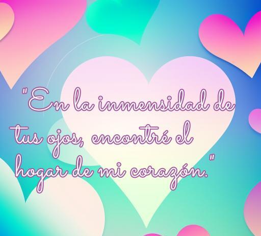 Frase inspiradora sobre el amor y los ojos: 'En la inmensidad de tus ojos, encontré el hogar de mi corazón.' Ideal para el artículo sobre las mejores frases de amor relacionadas con los ojos.
