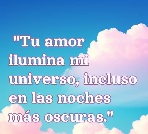 Frase inspiradora sobre el amor que resalta su capacidad de iluminar incluso en los momentos difíciles, ideal para compartir en un contexto romántico. Frases de amor sin banderas.