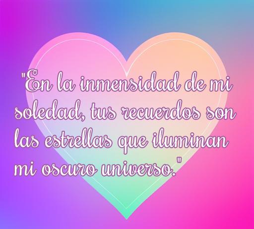 Frase de amor solitario sobre la soledad y los recuerdos, resaltando la belleza de los sentimientos en el contexto de amor no correspondido. Ideal para acompañar el artículo 'frases de amor solitario', inspirando reflexión y conexión emocional.