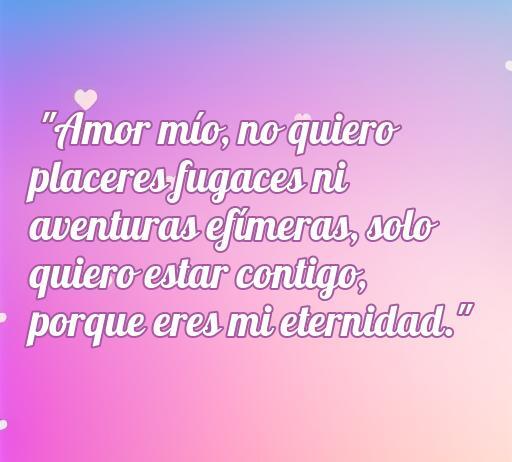 Frase de amor inspiradora que expresa el deseo de estar juntos para siempre, ideal para quienes buscan la mejor frase de amor. Contiene el mensaje: 