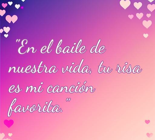 frases de amor tik tok Frase romántica destacada en tonos de púrpura y rosa: