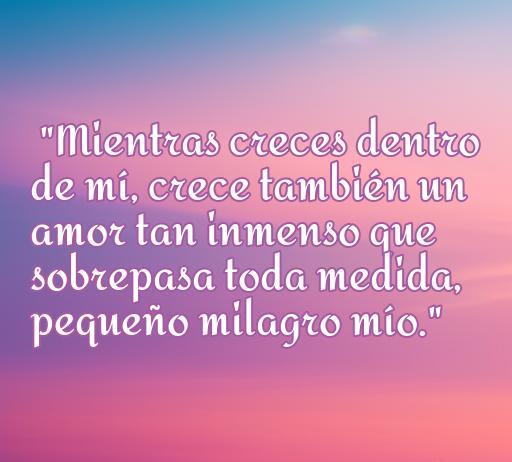 Frases de amor verdadero de una embarazada