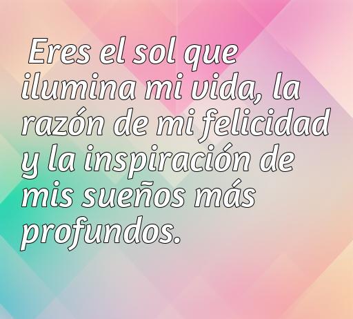 Frase romántica que expresa amor y admiración hacia el novio, resaltando la importancia que tiene en la vida de quien la escribe. Ideal para inspirar y compartir mensajes de amor en relaciones.