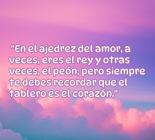 Frase inspiradora sobre el amor y la amistad, con fondo de nubes coloridas, destacando la importancia del corazón en las relaciones. Perfecta para compartir en redes sociales.