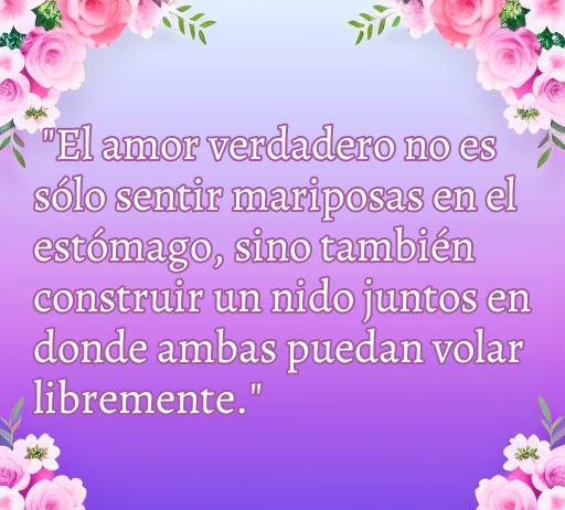 Frase inspiradora sobre el amor y la convivencia, resaltando la importancia de construir un hogar juntos en pareja. Ideal para reflexionar sobre el amor verdadero y la relación de convivencia.