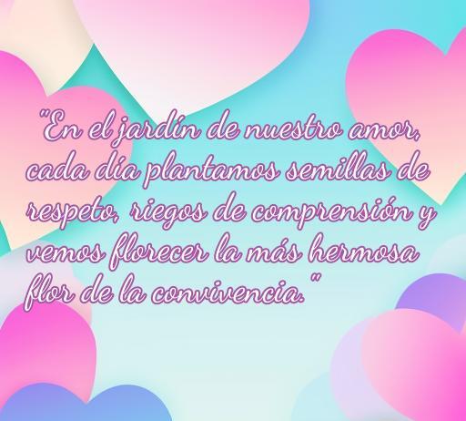 Frase inspiradora sobre el amor y la convivencia, destacando la importancia del respeto y la comprensión en la relación. Ideal para el artículo sobre las mejores frases de amor y convivencia.