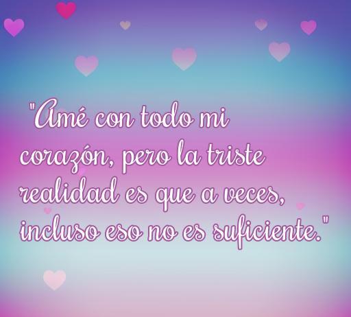 Frase conmovedora sobre el amor y la decepción que expresa la tristeza de amar intensamente frente a la realidad. Ideal para compartir en Facebook, esta frase resuena con aquellos que han experimentado desamor. Incluye palabras clave como 'amor', 'decepción', y 'frases para Facebook'.