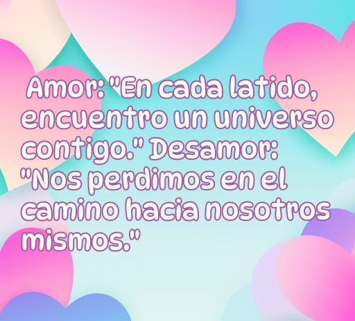 Frase de amor y desamor: 